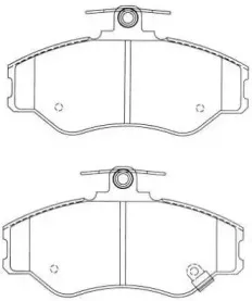 Комплект тормозных колодок, дисковый тормоз AISIN купить